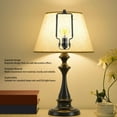 thumbnail image 3 of Lamp Shade Harp Holder, Lampshade Bracket Finial Adapter Kit Adjustable  for Standard Lamp Rod, 3 of 7