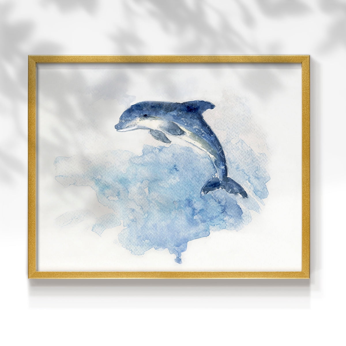 Wave Jumping by Sally Swatland - Restickable Framed Giclée Print