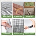 thumbnail image 4 of Tarvako Window Screen Door Repair/Replacement Kit, 48" x 177", Durable Fiberglass Mesh with Rolling Tool/Hook/Ruler/Cutter/Spline/Clips, Window Screen & Screen Door Mesh & Screen Porch Repair Kit, 4 of 8