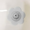 thumbnail image 6 of ionze Kitchen Tools 2pcs Drain Hair Catcher Shower Drain Covers Durable Silicone Hair Stopper Bathtub And Shower Drain Protectors For Bathroom Bathtub And Kitchen Kitchen Accessories （White）, 6 of 7