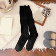 thumbnail image 5 of Daznico Women's Knit Knee High Socks Semi Opaque Stretch Soft Breathable Daily Dress Matching Mid Calf Stockings, 5 of 5