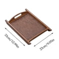 thumbnail image 3 of TACILIP Room Decor, 1PC Wooden Tray Platter For Living Room Coffee Tables Suitable For Snacks Fruit And General Storage Or Organization, Home Gifts, 3 of 7