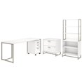 thumbnail image 1 of Bush Business Furniture Method by Kathy Ireland 5 Piece Set in White, 1 of 9