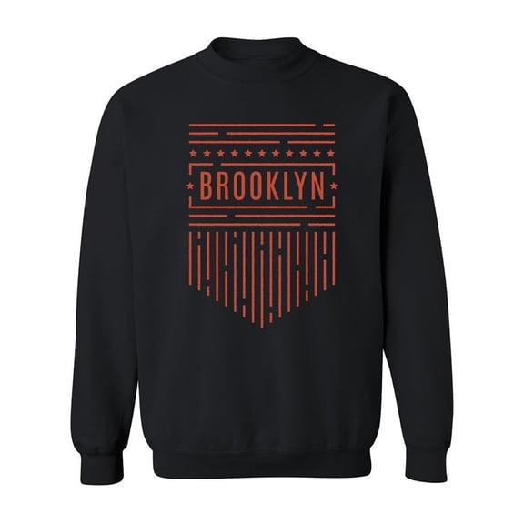Line Pattern Brooklyn Sweatshirt Men -Image by Shutterstock, Male Small