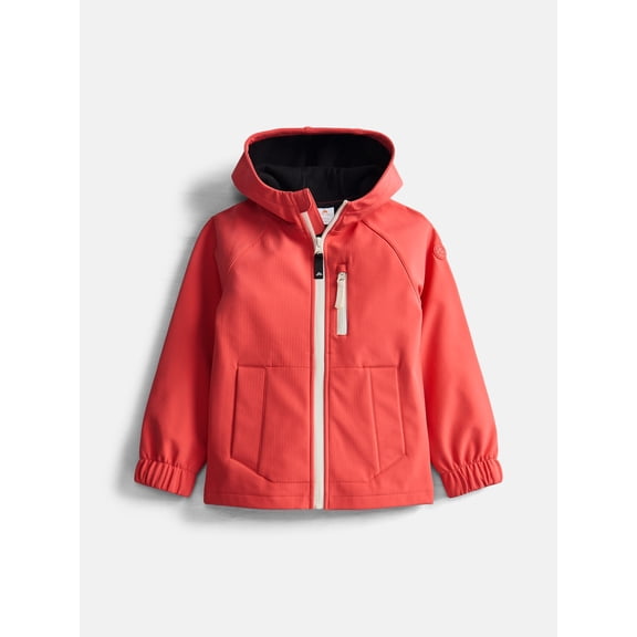 Ozark Trail Girls Softshell Jacket with Long Sleeves, Sizes 4-18 & Plus