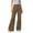 *Coffee, variant on ClodeEU Women High Waist Flare Leg Cargo Pants,Vintage Casual Slim Bell Bottom Trousers with Pocket Army Green,Women's Plus L