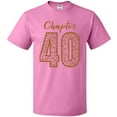 thumbnail image 3 of Inktastic Chapter 40 Fortieth Birthday Leopard Print T-Shirt, 3 of 5