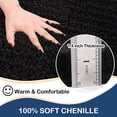 thumbnail image 2 of Alfombra de baño Arotive Luxury Chenille extrasuave y gruesa, 2 of 7