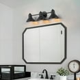 thumbnail image 4 of C Cattleya 23.5 in. 3-Light Powder-coated Black Vanity Light Fixture, 4 of 7