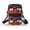 Palm Tree Pattern, variant on HELLHERO Art Star Sling Bag Double Layer Polyester Adults 4.33"x1.97"x7.09" for Outdoor Travel