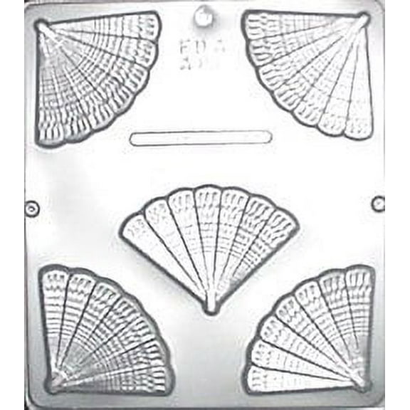 657 Fan Chocolate Candy Mold