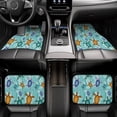 thumbnail image 6 of Sikiie Turtles And Sea Car Foot Mat Set of 4 Pieces Basics Universal Fit Rubber Carpet Floor Mats For Car SUV Van & Truck, 26.8"L x 17.3"W (Front), 13"L x 17.3"W(Rear), 6 of 6