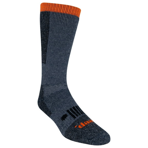 JEEP Men's Rugged Wool Blend Crew Socks - 1 Pair Pack- Heavyweight Cushioned Comfort and Blister Prevention