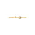 thumbnail image 2 of Golden Star 10kt Or Jaune Femmes Rond Diamant Flèche Bracelet 1/10 Cttw, 2 of 4