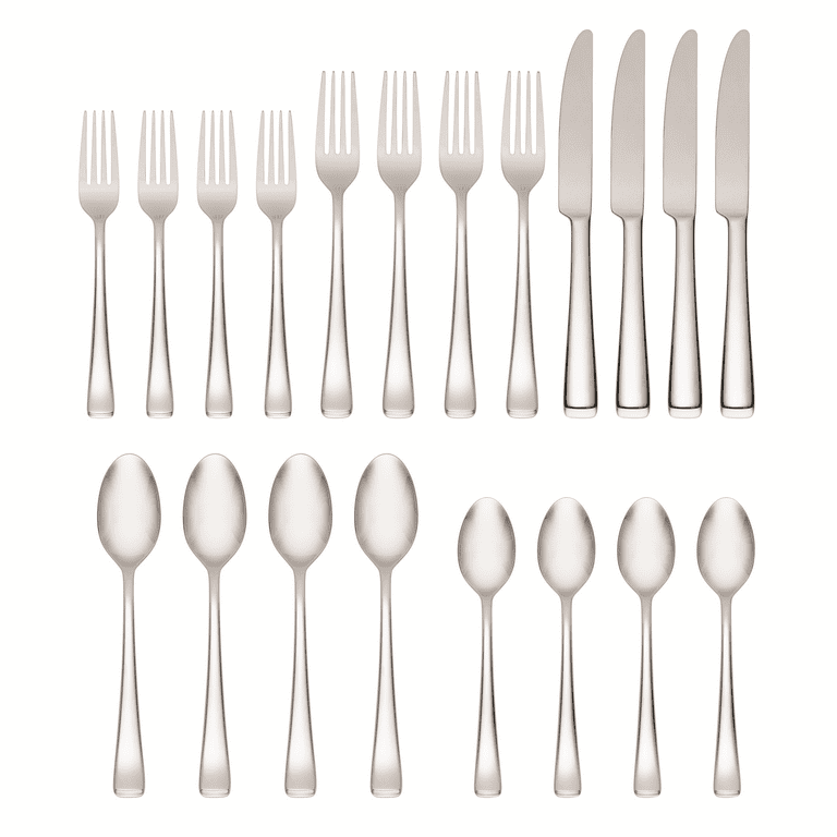 Oneida Harding 20-Piece Stainless Steel Flatware Set - Walmart.com