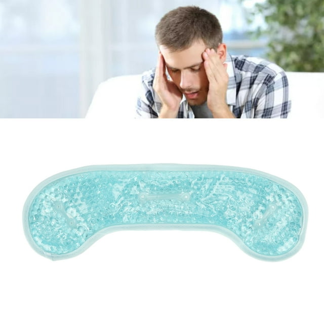 Envoltura para migraña con cuentas de gel mejora el dolor eliminación de arrugas diadema de hielo con cuentas de gel compresa caliente suave y ligera para hombres para el ANGGREK Otros