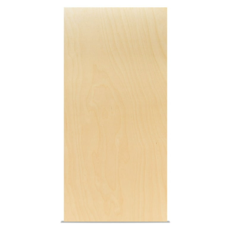 Baltic Birch Plywood, 3 mm 1/8 x 8 x 8 Inch Craft Wood, Box of 100 B/BB  Grade Baltic Birch Sheets, Perfect for Laser, CNC Cutting and Wood Burning,  by