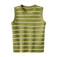 thumbnail image 1 of Woman's Fashion Vest Summer Tank Tops Sleeveless Ice Silk Render Cheap, 1 of 8