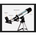 thumbnail image 4 of Astronomical Telescope With Portable Tripod Sky Monocular Telescopio Moon Space Observation Scope Gifts for Kid, 4 of 18