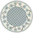 thumbnail image 4 of SAFAVIEH Chelsea Normina Palm Trees Wool Area Rug, Blue/Ivory, 2'9" x 4'9", 4 of 9