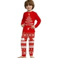 thumbnail image 1 of Conjuntos de pijamas a juego de Navidad para la familia, camisones de algodón para hombres y mujeres para padres y niños, ropa de dormir roja de invierno para la vida, 1 of 4