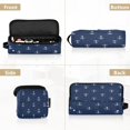thumbnail image 4 of Hair Tools Storage with Heat Resistant Mat- White Shape Printed Curling Iron Travel Bag/Flat Iron Case for Women, 4 of 8