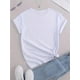 thumbnail image 2 of 1pc Cotton Doctor Who Geometric Casual T-Shirt for Women, Crew Neck, Medium Stretch, All-Season Fashion Top, 2 of 6