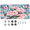 Multicolor 4, variant on ADECORIVY Rose Peony Watercolor Flower License Plate, Aluminum Decorative Novelty Vanity Tag with 4 Holes, Front Plate for Men Women Car Tag Accessories, 6 x 12 inch
