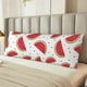 thumbnail image 2 of Balery Watermelon Funda Protectora para Almohada Corporal de Algodón Hipoalergénico con Cierre(55 x 21 pulgadas), Almohadas No Incluidas, 2 of 7