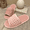 Pink, variant on Soft Non Slip Washable 100% Cotton Indoor Slippers | Made in Korea ( Checked Pink )