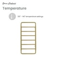 thumbnail image 6 of Ivy 8-Bar Electric Towel Warmer in Brushed Gold, 6 of 12