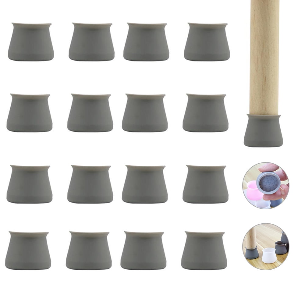 32pcs Furniture Silicon Protection Cover Chair Leg Caps Table Feet