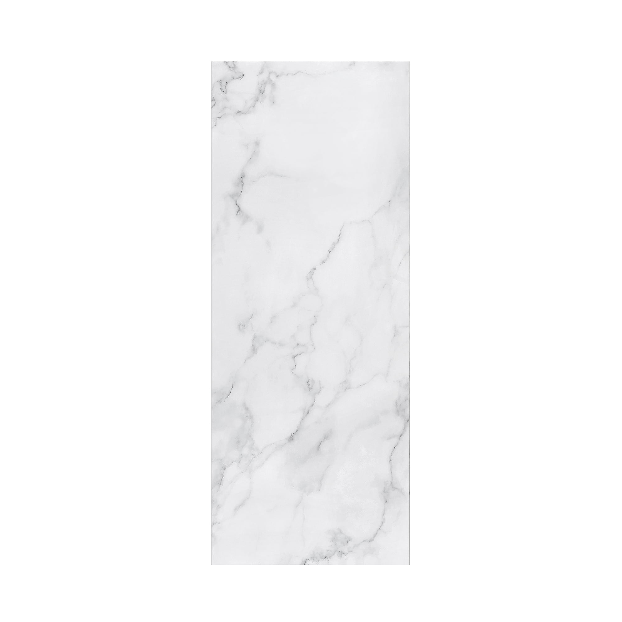 Ove Decors Arroyo 48 in x 80 in 4-Piece Shower Surround Back and Side Wall Panels in Carrara Finish