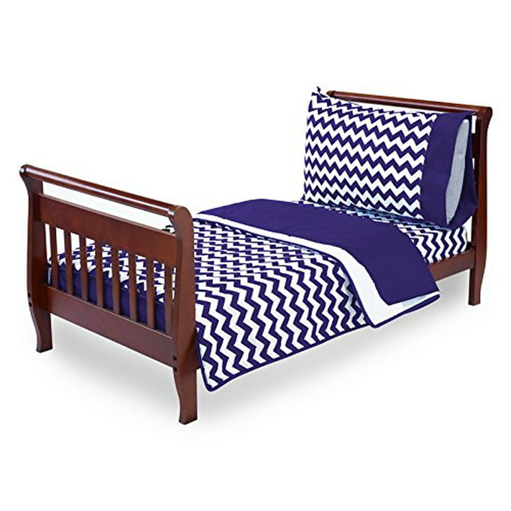 Baby Doll Bedding Chevron Toddler Bedding, Plum