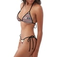 thumbnail image 2 of Balery Fashion Tatreez Pijama Estampado Bikini de Dos Piezas para Mujer - Conjunto de Bikini Ajustable Sexy y Cómodo para Playa, 2 of 5