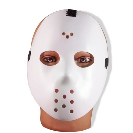 Forum Halloween Costume Horror Movie Hockey Face Mask, White, One-Size