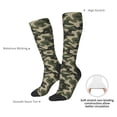 thumbnail image 5 of Womens Green Camouflage Pattern Knee High Socks Comfy Thermal Boot Long Socks, 5 of 7