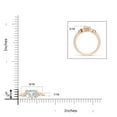 thumbnail image 2 of ANGARA Natural Solitaire Aquamarine Heart Ring with Diamond Accents in 14K Rose Gold for Women (Size-5mm) | March Birthstone, Birthday, Anniversary, Jewelry Gift for Women | Natural Aquamarine Ring, 2 of 6