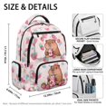 thumbnail image 5 of Psesaysky Adjustable Shoulder Strap Laptop School Bag for Middle School Daily School, 600D Polyester Waterproof Book Bag, Strawberry Heart Print, 5 of 10
