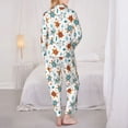 thumbnail image 6 of Wukai Various Turtle Print Women's Pajama Set - Soft Long Sleeve Sleepwear for Comfort and Style-XX-Large, 6 of 9