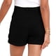 thumbnail image 3 of Pantalones cortos de mujer de cintura media de color puro suave transpirable pantalones cortos sueltos para citas trabajo, 3 of 5