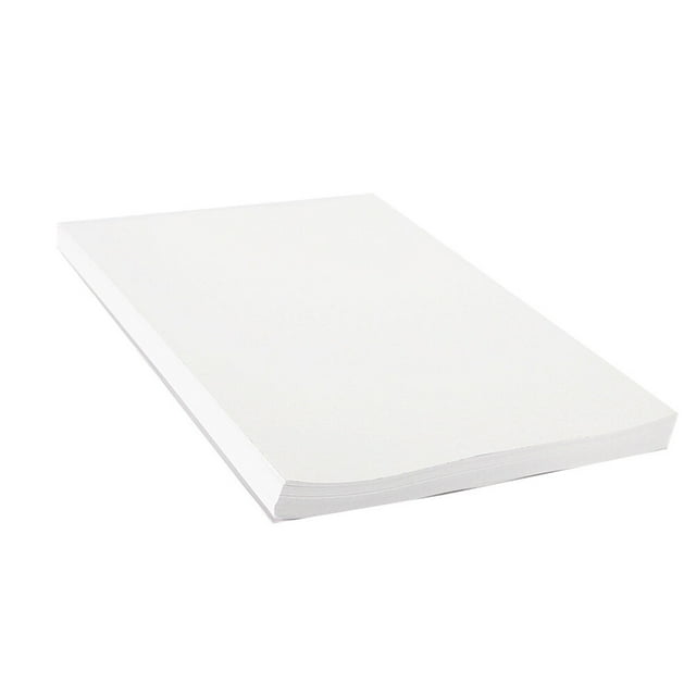 MasteelfCA 100 Pcs Papier d'Impression par Transfert Thermique A4 Papier de Transfert par Sublimation A4 Papier de Transfert Léger pour T-Shirt Blanc