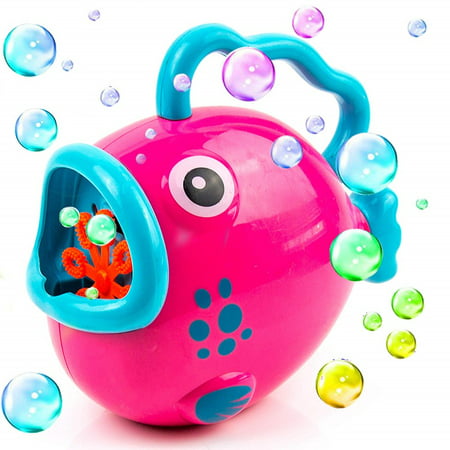 Toysery Fish Bubble Machine | 1000s of Bubbles in minutes | Comes with Bubble Solution | No Batteries Needed | Hours of Entertainment for Kids | Best for Gifting Purpose