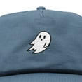 thumbnail image 2 of Dalix Ghost 5 Panel Snapback Cotton Baseball Cap Adjustable Hat Mens in Slate Blue, 2 of 5
