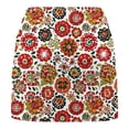 thumbnail image 6 of oelaio Womens Flower Print Tennis Skorts Workout Athletic Skort Summer Skirts Lightweight Badminton Skirt with Built in Shorts Multicolor M, 6 of 7