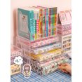 thumbnail image 2 of Organizador Caja de almacenamiento de cosméticos Porta lápiz labial Organizador de joyas Porta bolígrafos Caja de almacenamiento de papelería Cajón Acrílico transparente, 2 of 5