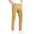 thumbnail image 4 of Lopecy-Sta Mens Cargo Jogger Pants Slim Fit Stretch Zipper Pockets Athletic Straight Type Fitness Pants Cargo Pants for Men, 4 of 6