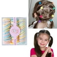 thumbnail image 2 of Élastiques à Cheveux Jetables Colorés à la Mode pour Enfants Filles, 2 of 6