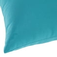 thumbnail image 4 of Greendale Home Fashions Teal 17 in. Square Outdoor Throw Pillow (2-Pack), 4 of 5