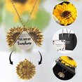 thumbnail image 3 of Regalo Para Mujer Girasol Flores Eternas Artificiale +collar Xtellar amarillo, 3 of 3